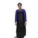 ESD-Safe 18mil Heavy-Duty Waterproof Blue/Black Reversible Apron, 30W x 48L
