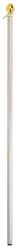 New Creative Gold Aluminum Flag Pole - 59"