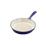 Rachael Ray 11 Round Deep Grill Pan- Blue