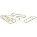 Acco Mega Clip Paper Clips, Gold, 5 Count (A7072536)