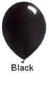 12" Black Latex Balloons (144 Count)