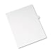Allstate-Style Legal Side Tab Divider, Title: K, Letter, White, 25/Pac