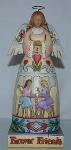 Jim Shore FRIENDS ANGEL 4009247 Friendship Makes Life