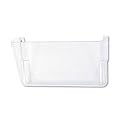 Rubbermaid Stak-A-File Single Wall Pocket, Letter Size, Clear (48714ROS)