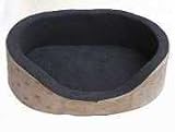 Pet Supplies : Brown Faux Suede Dog Cuddler L: 30'
