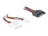 DELOCK Adapter Power SATA 15pin >5,25 mit Floppy 30cm