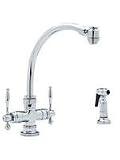 Blanco Medallion Kitchen Faucet W/ Side Spray (Antique Bronze)