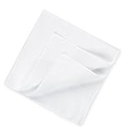 10 Pack - Pure Cotton Plain Handkerchiefs
