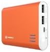 Jackery Giant+ Dual USB Portable Battery Charger & External Battery Pack for iPhone, iPad, Galaxy, and Android Smart Devices - 12,000 mAh (Orange)