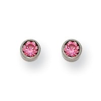Titanium 4mm Rose Crystal Piercing Gun)