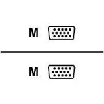 105316: Belkin Monitor VGA Cable DB15 (Male to Male) 2m (F2N028B02M)
