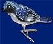 Black-Throated Blue Warbler Ornament