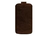 Gripis Slider Ledertasche f&uuml;r Apple iPhone 3G dunkel braun