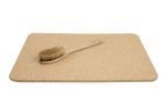 T&G CORK SOLID CORK BATH MAT IN NATURAL CORK