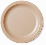 PLATE BEIGE 7.25, CS 4/DZ, 11-0104 CAMBRO MANUFACTURING CO DINNERWARE AND BEVERAGE