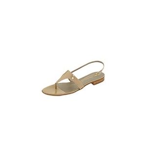Buy BRUNO MAGLI Scandicci | Ladies Dress Flat Shoes Sand Patent by Bruno Magli
