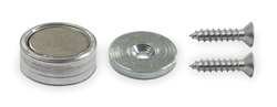 Industrial Grade 2VAF9 Magnetic Latch Set, Neodymium, 6 Lb
