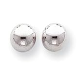 Sardelli - 14k White Gold Polished 7mm Ball Post Earrings