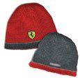 Ferrari Reversible Beanie - Red/Gray