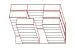 Datum Furniture 4 Post Shelving Letter - 7 Tiers High Lineal Filing Inches: 1,666 Shelving