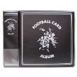 Black Combo - BCW Collector's Value Pack: One Football Collector D-Ring Binder (Album) with 25 9-Pocket Pages (Acid Free Pages) For Baseball Cards - BLACK ALBUM