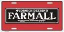 McCormick Farmall Deering License Plate