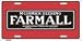 McCormick Farmall Deering License Plate Image