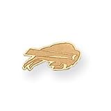 14K Buffalo Bills Plain Logo Post Earrings - NF211