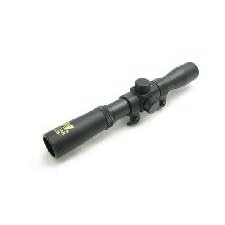 NcSTAR Compact Rifle Scope 4X20.22 and AIR GUN SCOPE BLUE RING by 