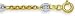 Jewelry : 14K Round Cable & Mariner Anklet,Two Tone
