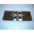 4 x 10 Solid Brass Victorian Scroll