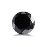 3/4 (0.71-0.80) Cts AAA 5.0-5.7 mm Loose Round Black Diamond