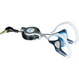 Ear-Hook Stereo Headphones with Retractable Cord