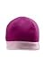 Kids' Reversible Fleece Beanie Hat, Raspberry (Size Medium)