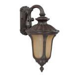 Nuvo 60-3902 Beaumont 20-1/2D 1 Light Outdoor Wall Sconce in Fruitwood,