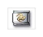 Sculpture Trinacria Sicily No Color Classic Gold, Italian Charm by Nomination Charms