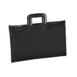 Portfolio With Handles, 17-1/2x11-1/2, Vinyl, Black