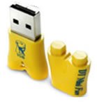 Kingston DTMFY/1GB 1GB DataTraveler Mini Fun USB 2.0 Flash drive ( Yellow )