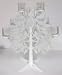 6962 Seven Light Leaf Shaped Wrought Iron Candelabra