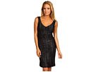 Badgley Mischka Satin Ribbon Cocktail Dress Women's Dress