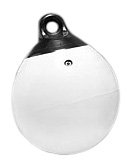 Taylor Made Products Tuff End Inflatable Vinyl Boat Buoy (12" , White)