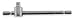 Westward 1NUE4 Sliding T Bar, 1/2 In Drive, 12 In L