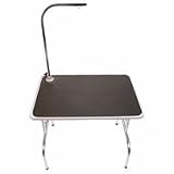 General Cage Fiberglass Grooming Table W/Arm
