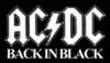 AC/DC Back In Black Patch