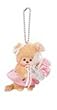 Monchhichi Flower Garden Costume Keychain Carnation