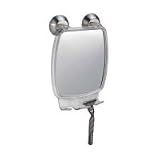 Forma Suction Fog-Free Mirror (Clear/Stainless) (8.5"H x 5.75"W x 2.25"D)