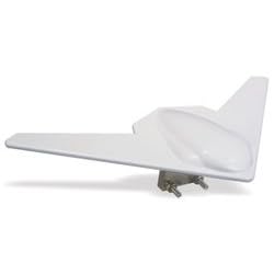 Roadpro RPTVW-14WH 14 Platinum Series Mirror Mount Wing TV Antenna - White (1 Each)