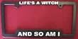 Wicked Witch License Plate Frame