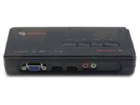 4PORT USB Switch with audio Cables Included