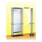 Pibbs PB142W EZ System Island Styling Station-Wood Shelves